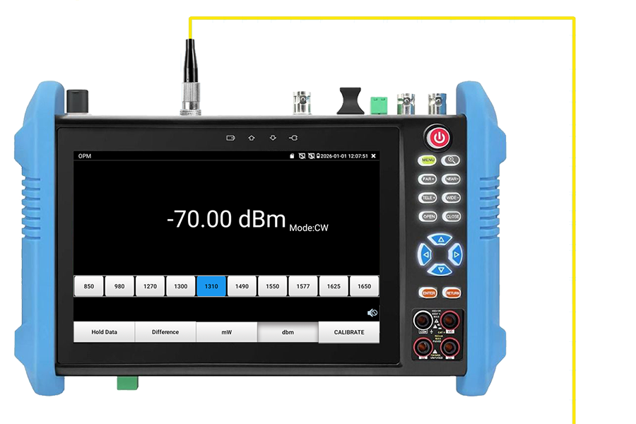 IPC-9800MOVTADHS Pro+ optical power meter measurement