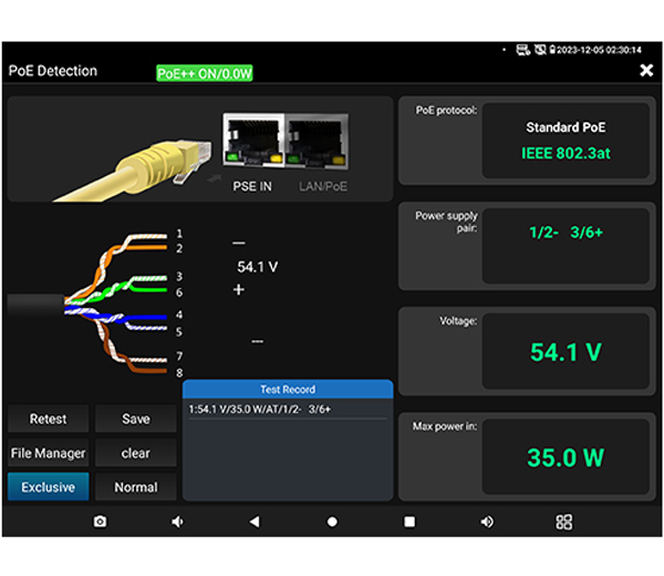 IPC-9800CMADHS Pro+ PoE++ and DC power output setup