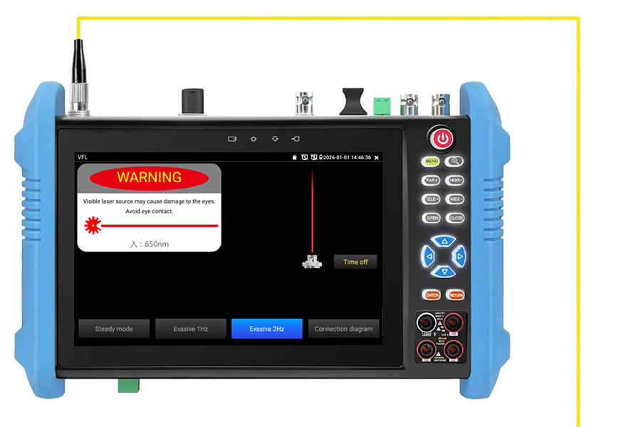 IPC-9800MOVTADHS Pro+ visual fault locator test