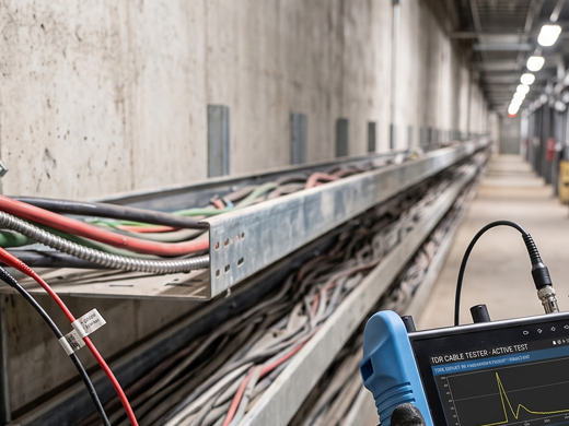 Trace and test the cable